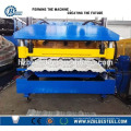 Cor Coated Steel Roof Tile Roll formando máquina de fazer, Chain Transmission Step Telha Tile Roll Former Machine